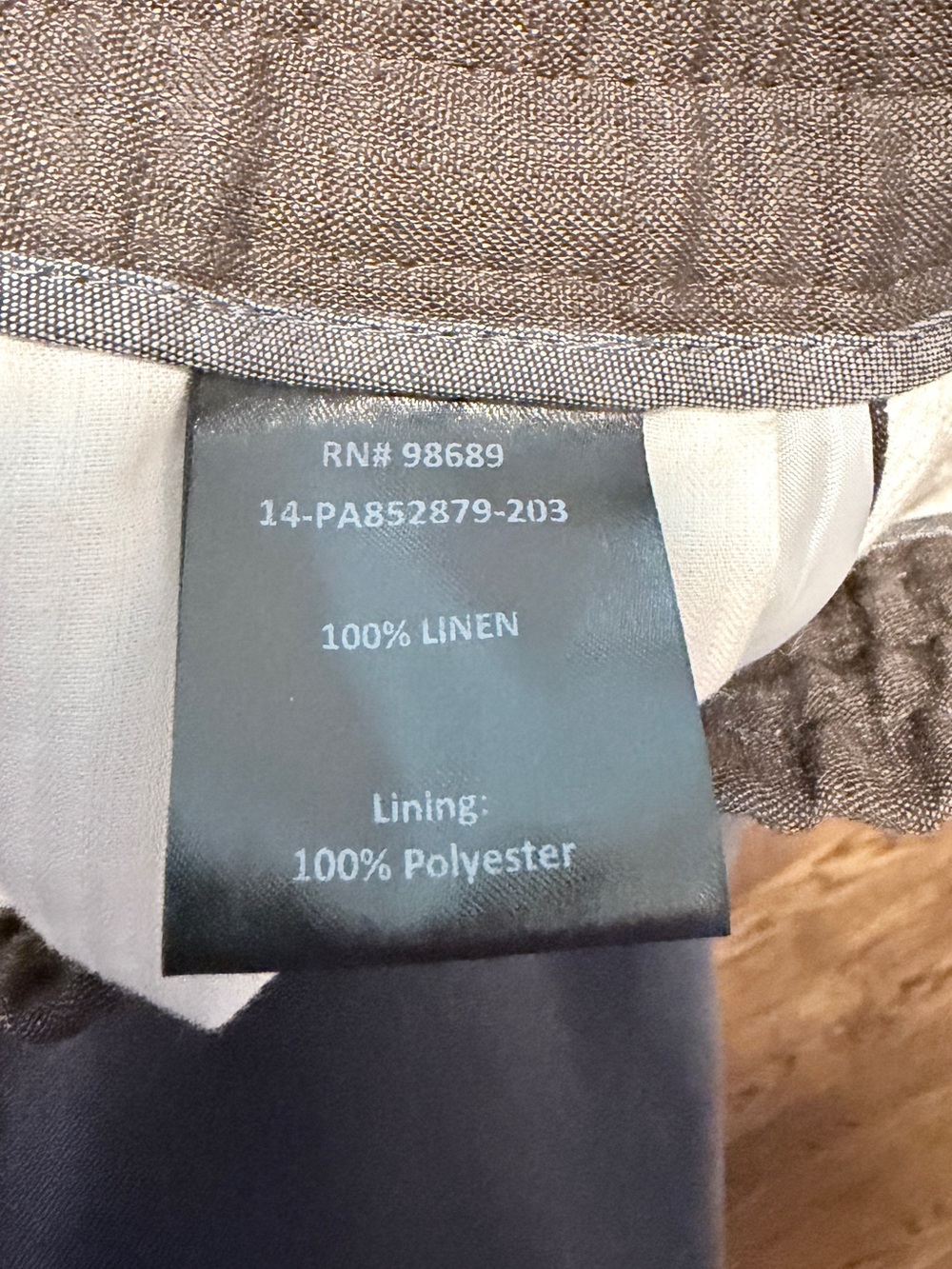 Todd Snyder linen pants, elastic waistband - Picture 4 of 7